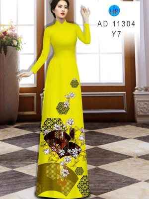 Vải Áo Dài Hoa In 3D Mới Ra AD 11304 21 1642045734 129 Vai Ao Dai Hoa In 3D Moi Ra AD 11304
