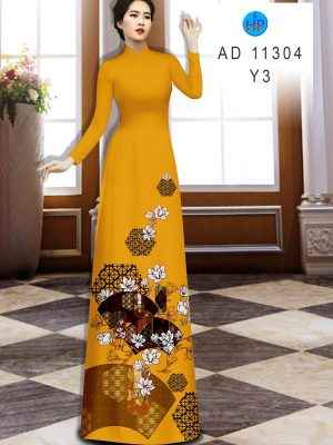 Vải Áo Dài Hoa In 3D Mới Ra AD 11304 22 1642045735 353 Vai Ao Dai Hoa In 3D Moi Ra AD 11304