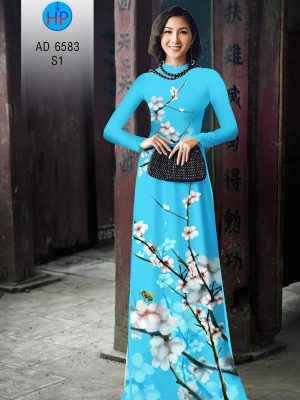 Vải Áo Dài Hoa Đào Độc Đáo AD 6583 19 1642047028 219 Vai Ao Dai Hoa Dao Doc Dao AD 6583