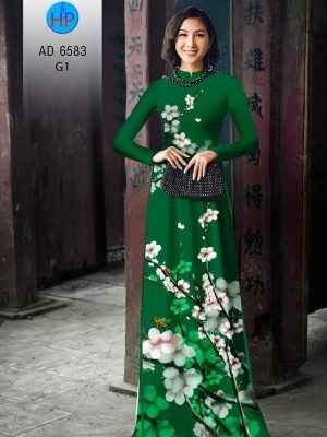 Vải Áo Dài Hoa Đào Độc Đáo AD 6583 23 1642047030 304 Vai Ao Dai Hoa Dao Doc Dao AD 6583