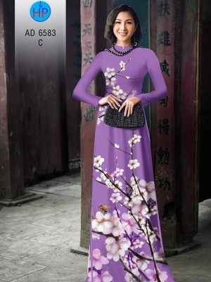 Vải Áo Dài Hoa Đào Độc Đáo AD 6583 22 1642047030 955 Vai Ao Dai Hoa Dao Doc Dao AD 6583