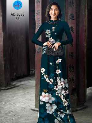 Vải Áo Dài Hoa Đào Độc Đáo AD 6583 24 1642047031 142 Vai Ao Dai Hoa Dao Doc Dao AD 6583