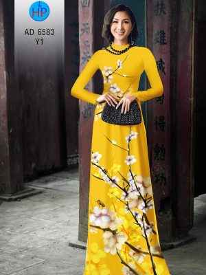 Vải Áo Dài Hoa Đào Độc Đáo AD 6583 27 1642047032 23 Vai Ao Dai Hoa Dao Doc Dao AD 6583