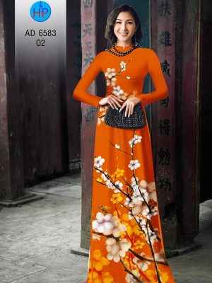 Vải Áo Dài Hoa Đào Độc Đáo AD 6583 30 1642047034 241 Vai Ao Dai Hoa Dao Doc Dao AD 6583