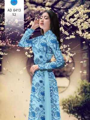 Vải Áo Dài Hoa Đều Độc Đáo AD 6413 25 1642049353 534 Vai Ao Dai Hoa Deu Doc Dao AD 6413
