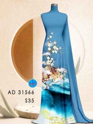 Vải Áo Dài Phong Cảnh Độc Đáo AD 31566 18 Vai Ao Dai Phong Canh Doc Dao AD 31566