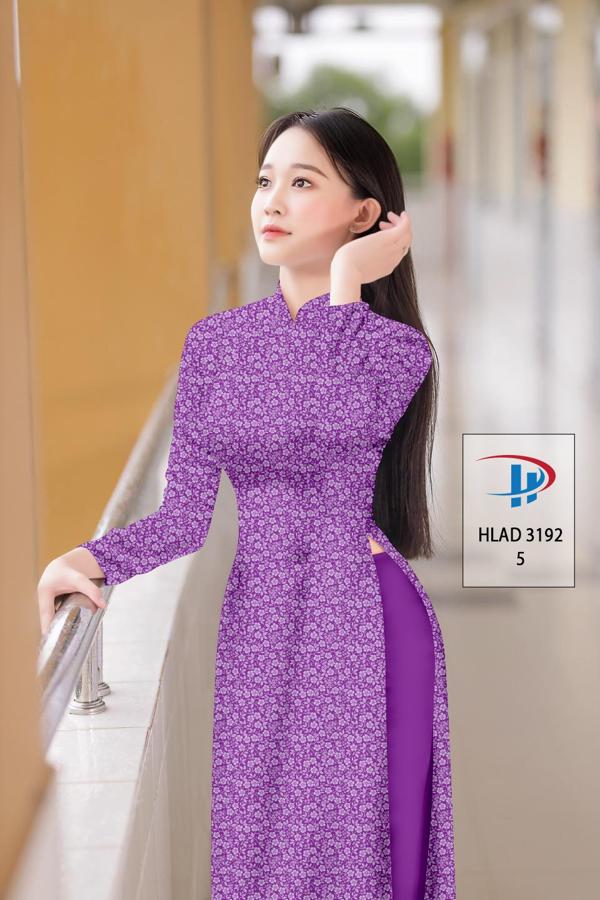 Vải Áo Dài Hoa Nhí Vừa Ra AD HLAD3192 - Vải áo dài Trung Hiếu