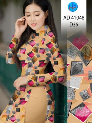 Vải Áo Dài In Hình Lá Mới Ra AD 41048 26 1653969439 481 Vai Ao Dai In Hinh La Moi Ra AD 41048