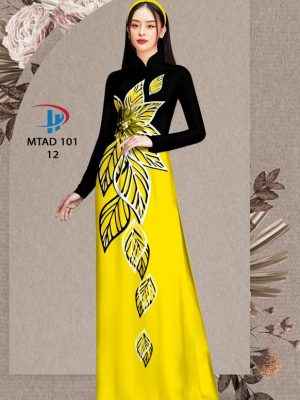 Vải Áo Dài In Hình Lá Độc Đáo AD MTAD101 33 1654833698 610 Vai Ao Dai In Hinh La Doc Dao AD MTAD101