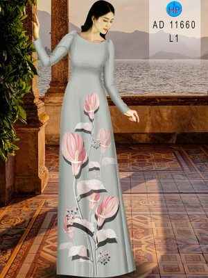 Vải Áo Dài Hoa Ly Độc Đáo AD 11660 21 1655100635 192 Vai Ao Dai Hoa Ly Doc Dao AD 11660