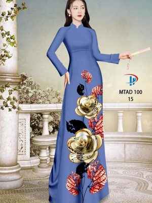1655170522 225 Vai Ao Dai Hoa Hong Vua Ra AD MTAD100