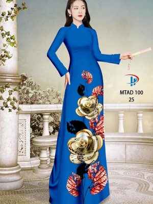 1655170525 5 Vai Ao Dai Hoa Hong Vua Ra AD MTAD100