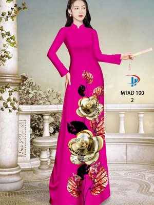 1655170527 746 Vai Ao Dai Hoa Hong Vua Ra AD MTAD100