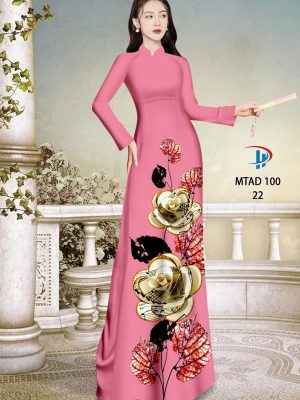 1655170528 266 Vai Ao Dai Hoa Hong Vua Ra AD MTAD100