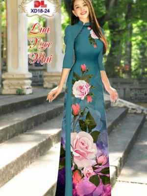 Vải Áo Dài Hoa Hồng Mới Ra AD XD18 34 1655258242 242 Vai Ao Dai Hoa Hong Moi Ra AD XD18