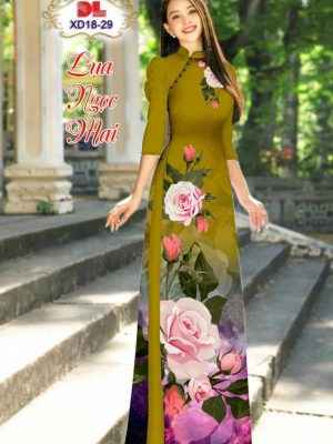 Vải Áo Dài Hoa Hồng Mới Ra AD XD18 40 1655258246 196 Vai Ao Dai Hoa Hong Moi Ra AD XD18