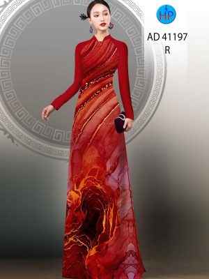Vải Áo Dài Hoa In 3D Độc Đáo AD 41197 19 Vai Ao Dai Hoa In 3D Doc Dao AD 41197