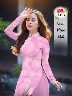 Vải Áo Dài Hoa In 3D Độc Đáo AD TT41 14 Vai Ao Dai Hoa In 3D Doc Dao AD TT41