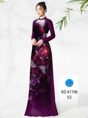 Vải Áo Dài Hoa In 3D Kiểu Mới AD 41196 19 Vai Ao Dai Hoa In 3D Kieu Moi AD 41196