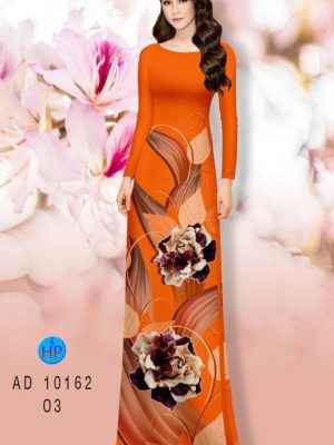 Vải Áo Dài Hoa In 3D Mới Ra AD 10162 19 Vai Ao Dai Hoa In 3D Moi Ra AD 10162