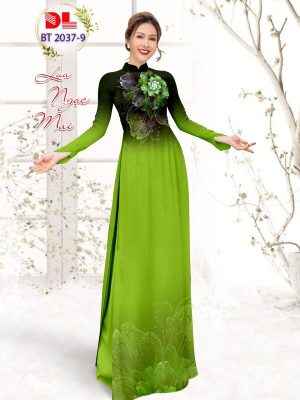 Vải Áo Dài Hoa In 3D Mới Ra AD BT2037 17 Vai Ao Dai Hoa In 3D Moi Ra AD BT2037
