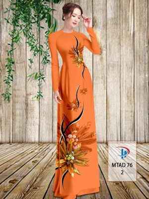 Vải Áo Dài Hoa In 3D Vừa Ra AD MTAD76 26 Vai Ao Dai Hoa In 3D Vua Ra AD MTAD76