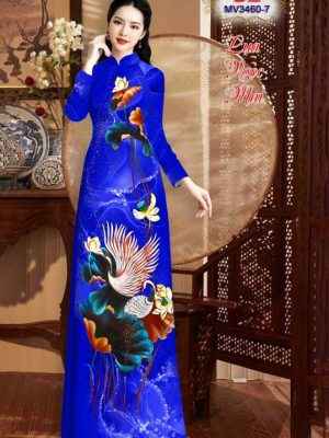 Vải Áo Dài Hoa Sen Mới Ra AD MV3460 21 Vai Ao Dai Hoa Sen Moi Ra AD MV3460