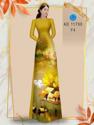 Vải Áo Dài Phong Cảnh Kiểu Mới AD 11790 19 Vai Ao Dai Phong Canh Kieu Moi AD 11790