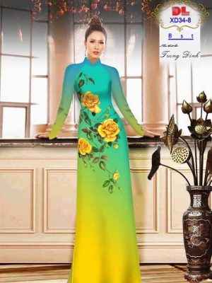 Vải Áo Dài Hoa Hồng Vàng Vừa Ra AD XD34 21 1656643580 504 Vai Ao Dai Hoa Hong Vang Vua Ra AD XD34