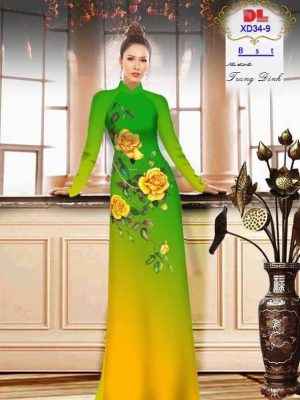 Vải Áo Dài Hoa Hồng Vàng Vừa Ra AD XD34 22 1656643581 165 Vai Ao Dai Hoa Hong Vang Vua Ra AD XD34