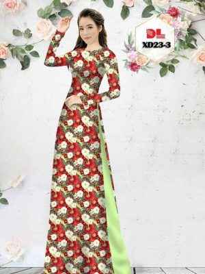 1656729161 308 Vai Ao Dai Hoa Deu Thiet Ke 2022 AD XD23