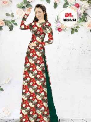 1656729170 836 Vai Ao Dai Hoa Deu Thiet Ke 2022 AD XD23