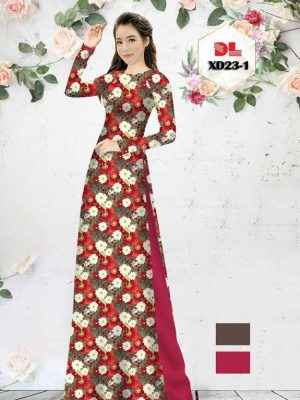 1656729172 961 Vai Ao Dai Hoa Deu Thiet Ke 2022 AD XD23