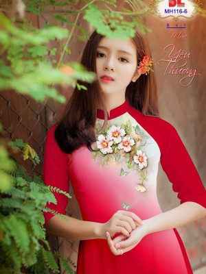 1656906439 580 Vai Ao Dai Hoa In 3D Doc Dao AD MH116