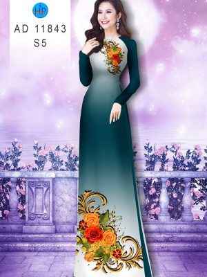 1657598033 647 Vai Ao Dai Hoa Hong Thiet Ke 2022 AD 11843