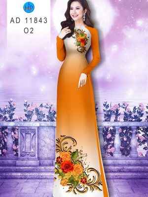1657598036 39 Vai Ao Dai Hoa Hong Thiet Ke 2022 AD 11843