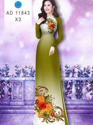 1657598038 873 Vai Ao Dai Hoa Hong Thiet Ke 2022 AD 11843