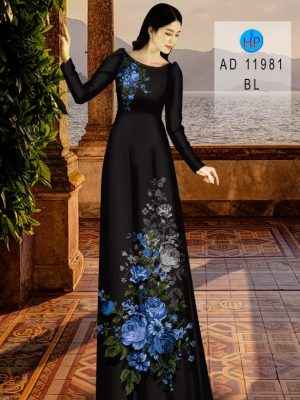 Vải Áo Dài Hoa Hồng Xanh Kiểu Mới AD 11981 29 1658220313 743 Vai Ao Dai Hoa Hong Xanh Kieu Moi AD 11981