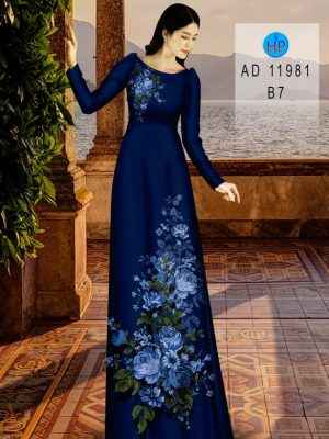 Vải Áo Dài Hoa Hồng Xanh Kiểu Mới AD 11981 34 1658220314 213 Vai Ao Dai Hoa Hong Xanh Kieu Moi AD 11981