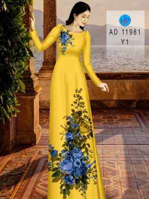 Vải Áo Dài Hoa Hồng Xanh Kiểu Mới AD 11981 37 1658220315 411 Vai Ao Dai Hoa Hong Xanh Kieu Moi AD 11981
