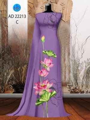 1658222748 95 Vai Ao Dai Hoa Sen Doc Dao AD 22213
