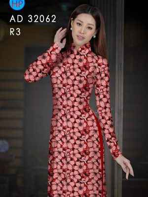 Vai Ao Dai Hoa Deu Doc Dao AD 32062