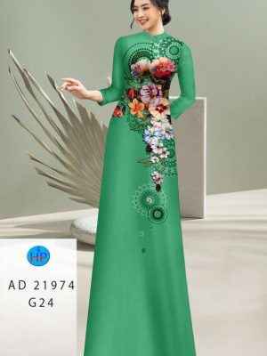 Vải Áo Dài Hoa In 3D Độc Đáo AD 21974 19 Vai Ao Dai Hoa In 3D Doc Dao AD 21974
