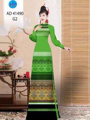 Vải Áo Dài Hoa Văn Độc Đáo AD 41490 19 Vai Ao Dai Hoa Van Doc Dao AD 41490