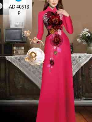 Vải Áo Dài Hoa In 3D Thiết Kế 2022 AD 40513 22 1659326625 261 Vai Ao Dai Hoa In 3D Thiet Ke 2022 AD