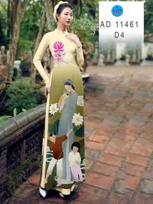 1660188056 893 Vai Ao Dai Co Gai Va Hoa Sen Thiet Ke