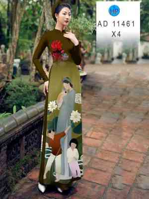 1660188056 966 Vai Ao Dai Co Gai Va Hoa Sen Thiet Ke