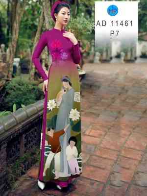 1660188060 687 Vai Ao Dai Co Gai Va Hoa Sen Thiet Ke