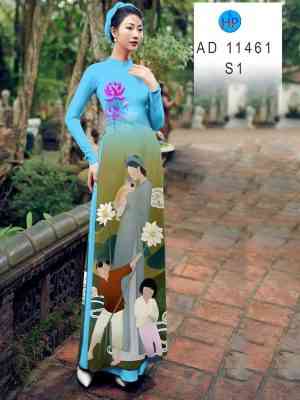 1660188061 514 Vai Ao Dai Co Gai Va Hoa Sen Thiet Ke