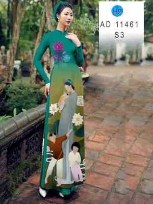 1660188061 877 Vai Ao Dai Co Gai Va Hoa Sen Thiet Ke